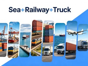 sea rail truck multimodal transport from china