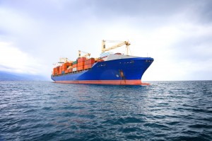 Containerschiff aus China